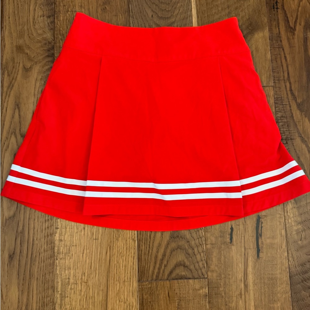 Calia by Carrie Underwood Truelight Bright Red Golf 15” Skirt Skort Sz 0